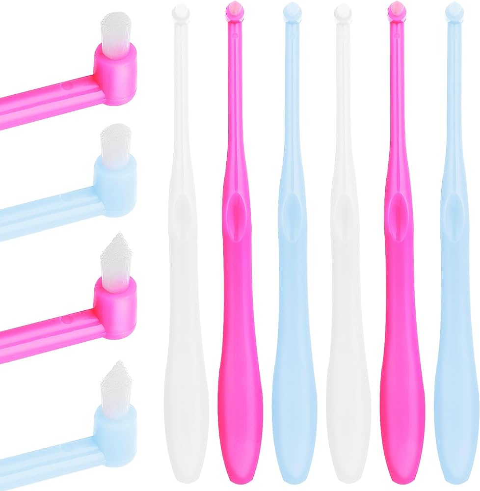 1Pcs Orthodontic Toothbrush Interdental Tooth Brush Small Head Soft Hair Correction Teeth Braces Dental Floss Oral Tooth Care