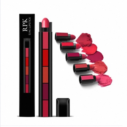 5 in 1 Rotating Matte Lipstick Long Lasting Waterproof, Smooth & Stylish Shades Waterproof lipstick lipstick matte lipstick set lipsticks lipsticks pack lipstick pencil price in Pakistan