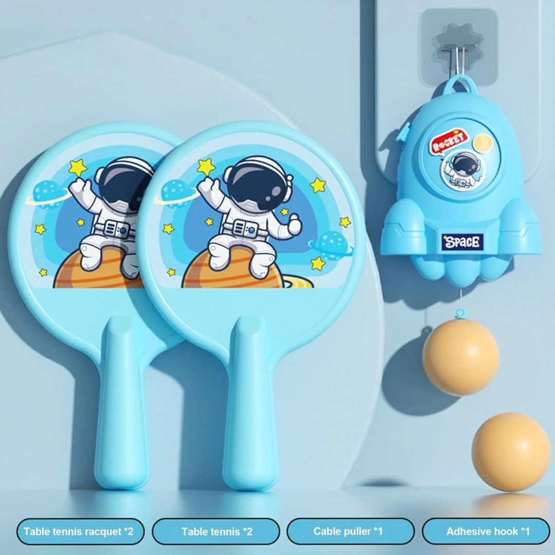 Ping Pong Hanging Tennis Trainer Self Adhesive Hooks Game Set Indoor & Outdoor Sports Toy for Kids & Adults