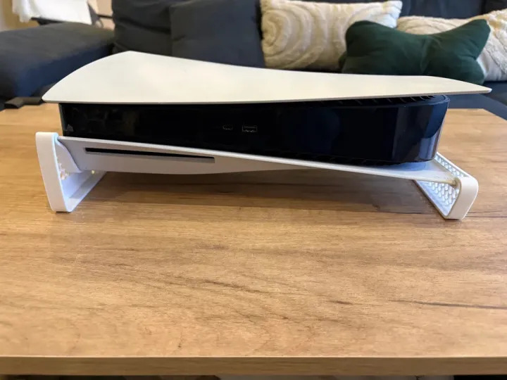 PS5 Fat Disc Horizontal Stand for PlayStation 5 Disc Edition Console – Premium Non-Slip Horizontal Support Base, Stable Space-Saving Console Stand, Durable Protective Gaming Accessory for Original PS5 Disc Model