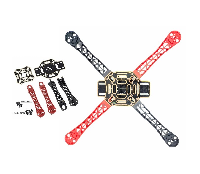 DJI flame wheel F450 Quadcopter 4 Axis quad copter Frame Red Black Flying