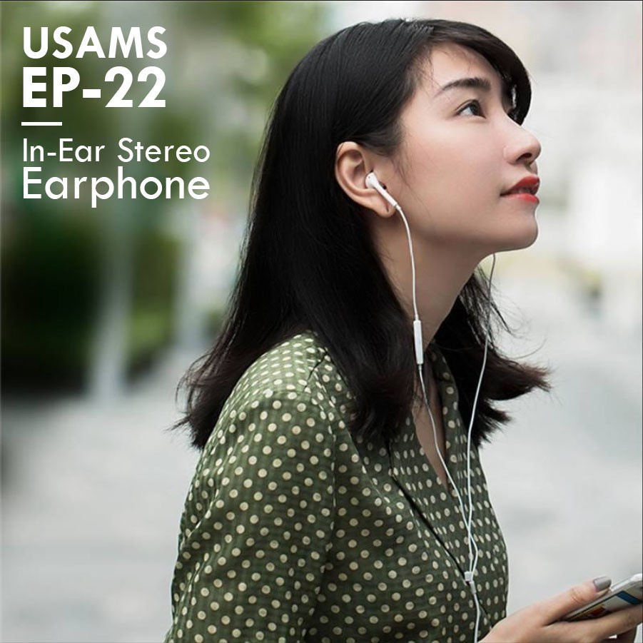USAMS EP-22 Wired In-Ear Stereo Earphone 3.5mm 14 f407eaf858ed51c67ddc678877df1854