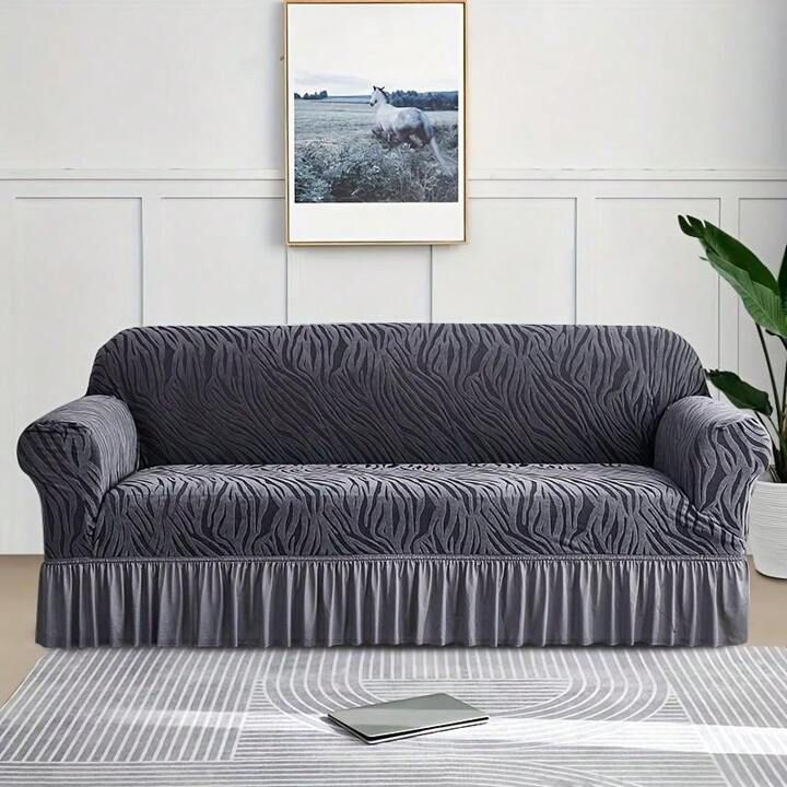 Zebra velvet sofa cover for 3 seater 5 seater 6 seater and 7 seater sofa set, customise jumbo size- Zebra Sofa Cover Zebra Style Sofa Cover Zebra Print Sofa Cover Zebra Design Sofa Cover Stretchable Sofa Cover Elastic Sofa Cover Universal Sofa Cover Sofa
