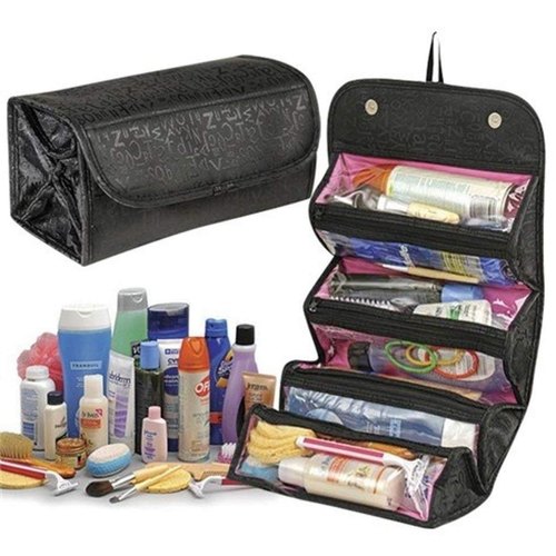 Makeup Organizer & Cosmetic Bag for Ladies Black