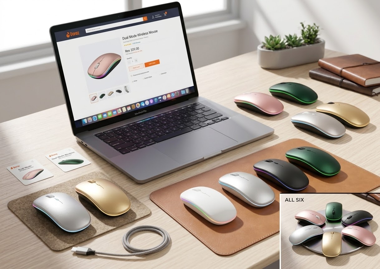 Rechargeable Bluetooth Mouse for Pc Gamer Wireless Bluetooth Silent Mouse