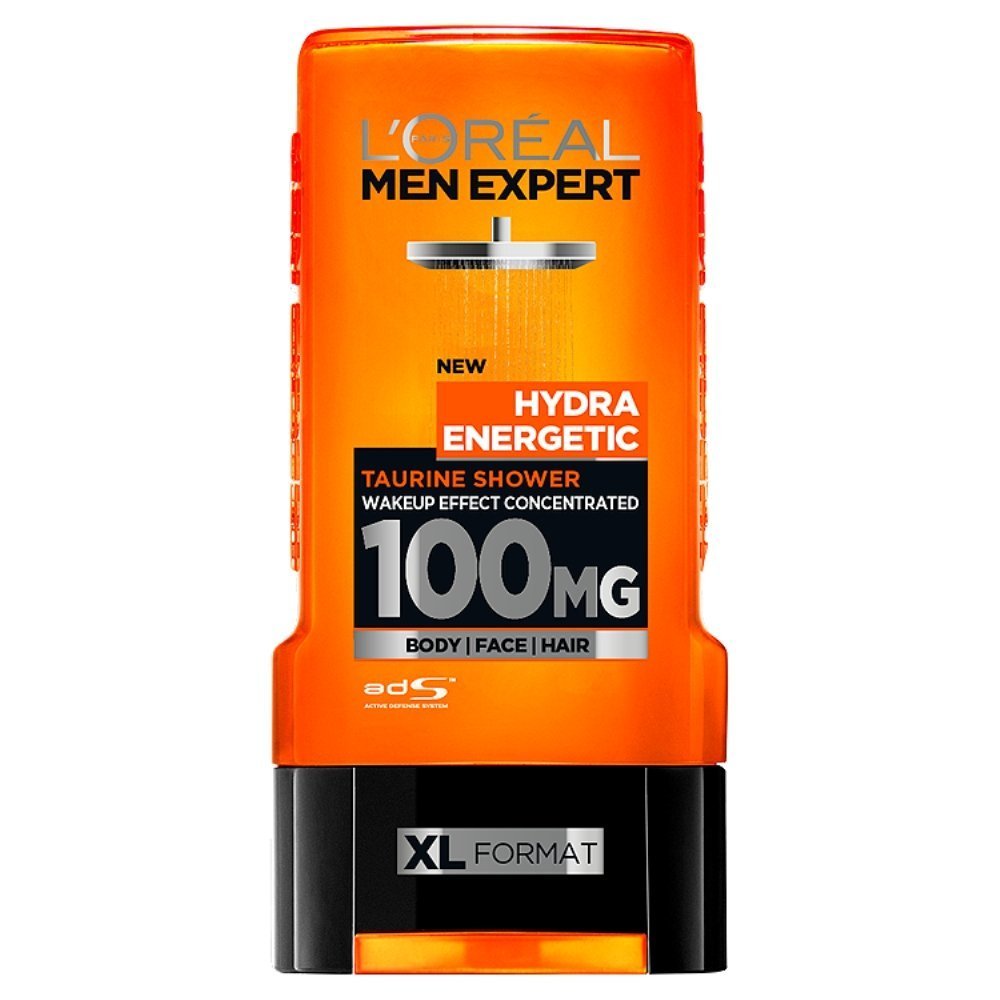 Men Expert Hydra Energetic Shower Gel | Body Cleansing Care | 300ml
