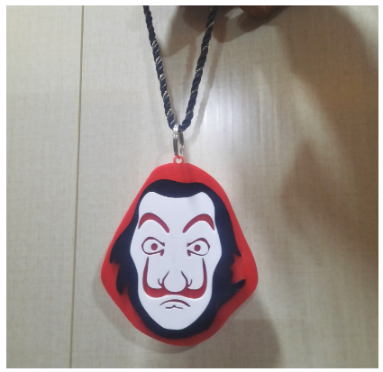 Money Heist Car Hanging Pendant Professor Logo Double Sided Super