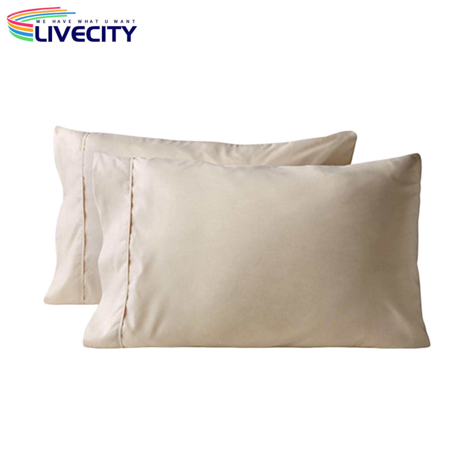 Pillow Cover Delicate Solid Pure Color Bedding Pillow Case