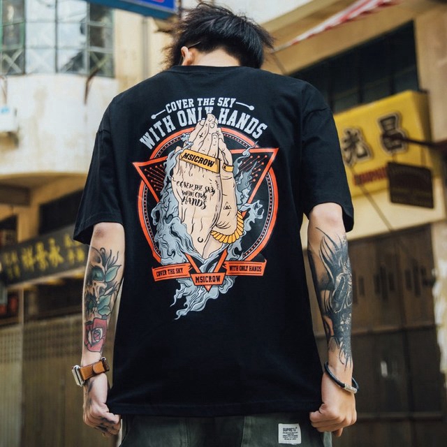 Men T-Shirt Casual Short Sleeve Unisex 
