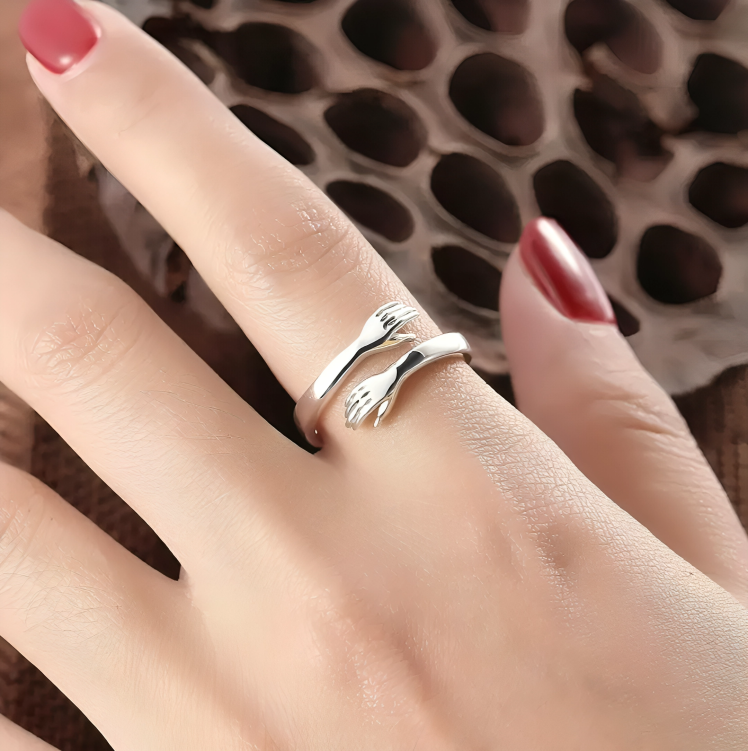 Hug Rings for Girls and women adjustable rings, gift for loved ones, Couple Rings Jewelry |Wrap round Rings