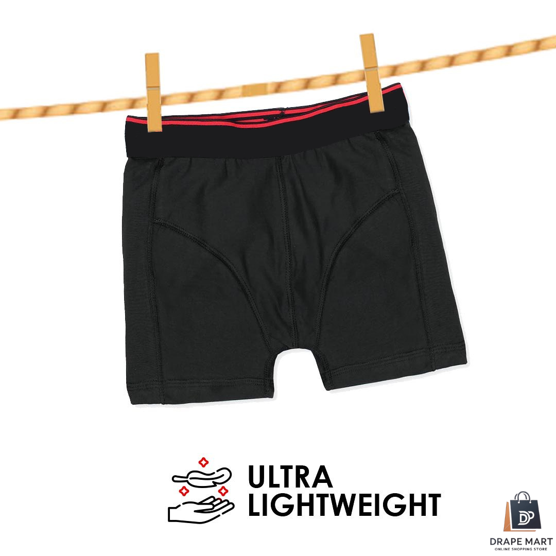 Boxer Trunks for Men & Boys – Pack of 1 or 3 – Random Colors – M to XL
