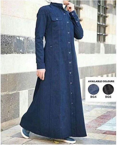 jeans abaya styles
