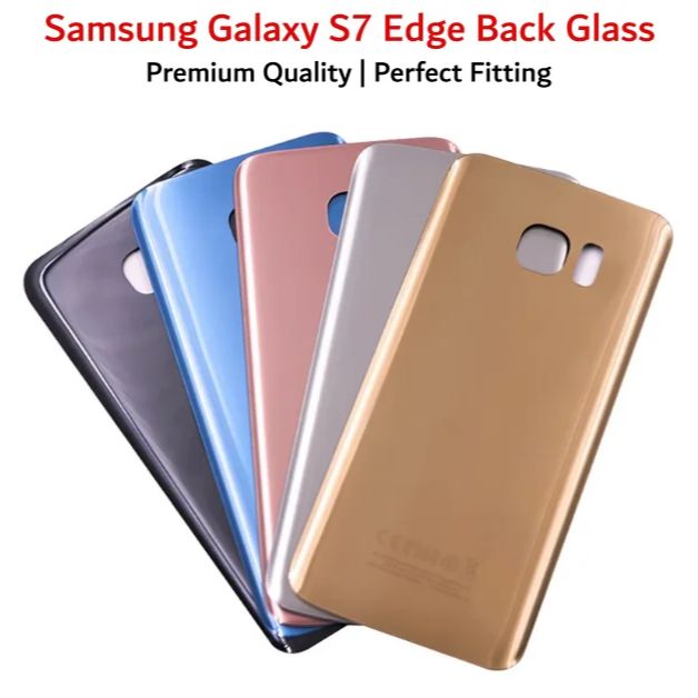 Samsung S7 Edge Back Glass Battery Cover Rear Door Housing Case , Back Panel or Back Glass For Samsung S7 Edge