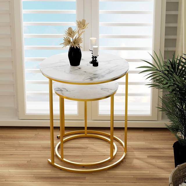 skyrise- Centre Table Set For Drawing Room Nesting Coffe Table Cocktail Tables, Customization