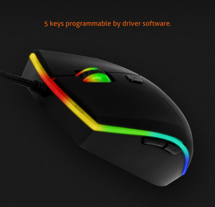 MeeTion GM21 Polychrome RGB Gaming Mouse 6D 4800DPi 19 f481e11e98ab73b0eee139f3e38ef74e