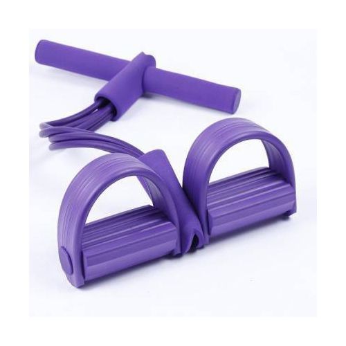 HIGH QUALITY TUMMY TRIMMER PEDAL RESISTANCE BANDS HOME GYM EXERCISE EQUIPMENT DOUBLE PULL ROPE RUBBER PEDALS AND ABS EXERCISER FOR WEIGHT LOSS PERFECT HOME WORKOUTS YOGA CROSSFIT AND UNISEX FITNESS