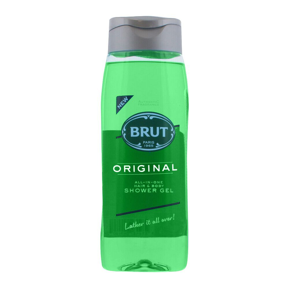 Brut Original All-In-One Hair & Body Shower Gel | Body Cleansing Care | 500ml
