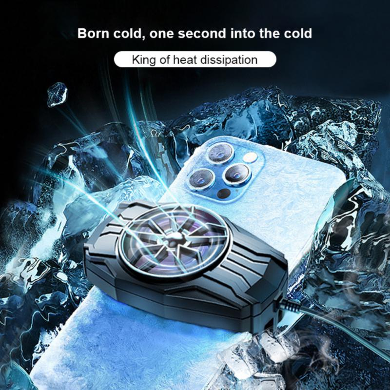 F5 | X13 Universal Mobile Cooling Fan Semiconductor USB Cooler Radiator System Gamepad Accessories | For Pubg Mobile Game Triggers