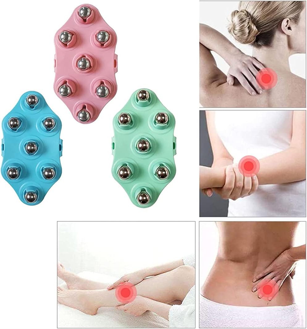 7 Beads Multifunctional Massage Roller Ball Massager Professional Abdominal Massage Pressotherapy Portable Massageador Muscular