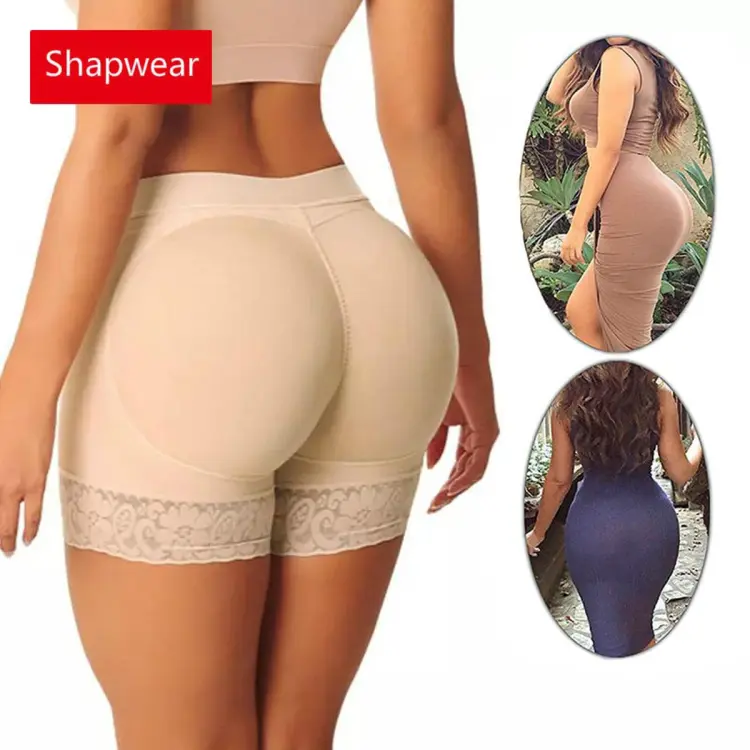 Women Body Shaper Padded Panty Butt Hip Enhancer Hip Shapwear Briefs Push  Up Panties Plus Size Booty Shorts