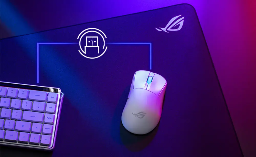 ASUS ROG Keris II Ace Wireless Gaming Mouse (P714) ultralight 54-gram ergonomic with 42,000-dpi ROG AimPoint Pro optical sensor, ROG Optical Micro Switches 36 f4ebb4855b84b55a45b89a426e0f8116