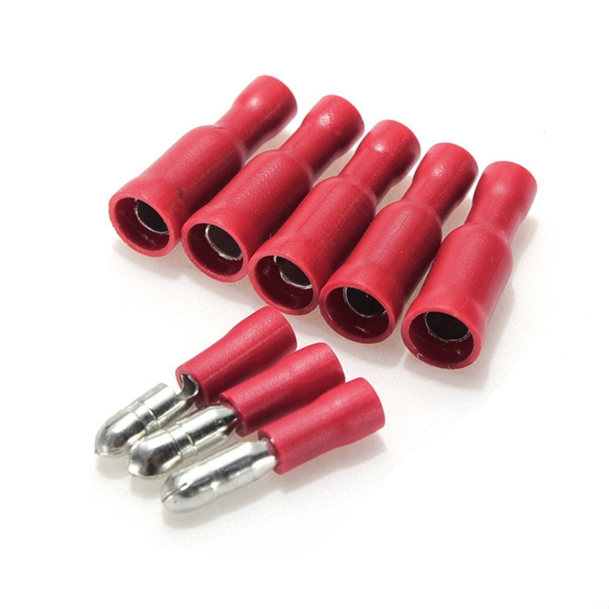 10pcs Male Female red Insulated Bullet Connector