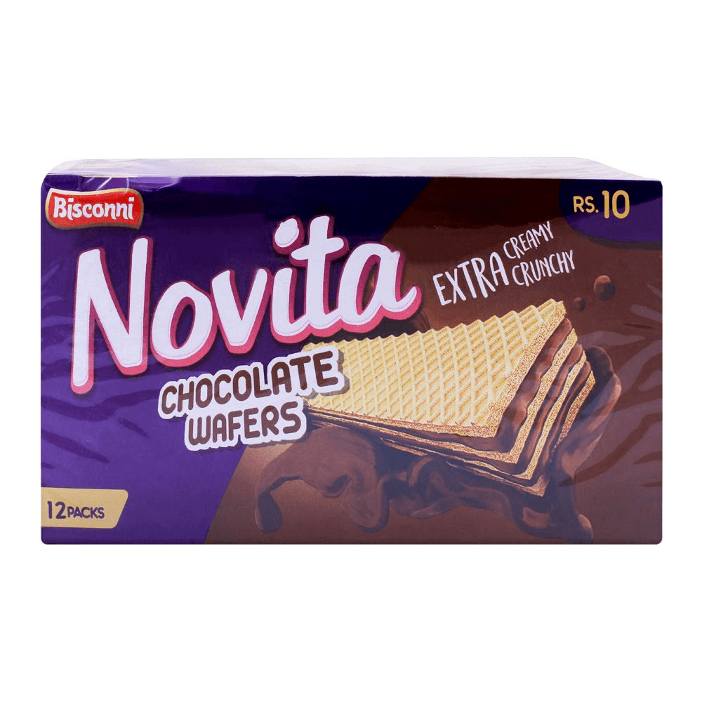 Bisconni Novita Chocolate Wafers 10 Rs 15 Pcs