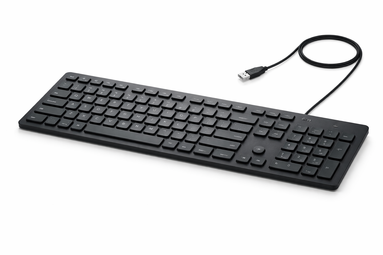 Dell KB216 USB Wired Keyboard 104 Keys Full Size Keyboard for Laptop PC Desktop