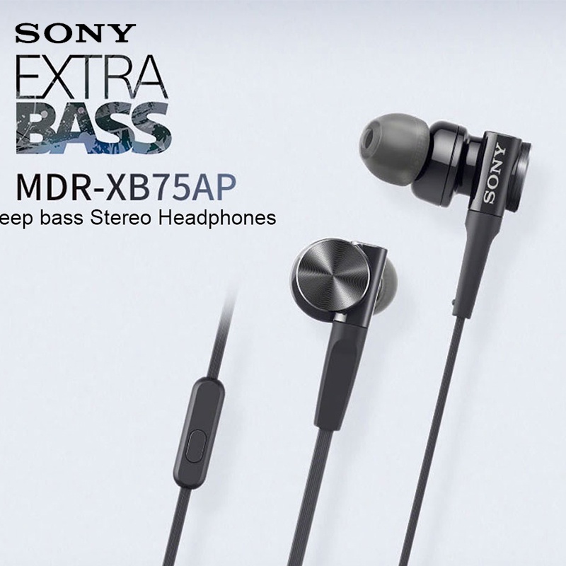 SONY MDR-XB75AP(B) - ヘッドフォン