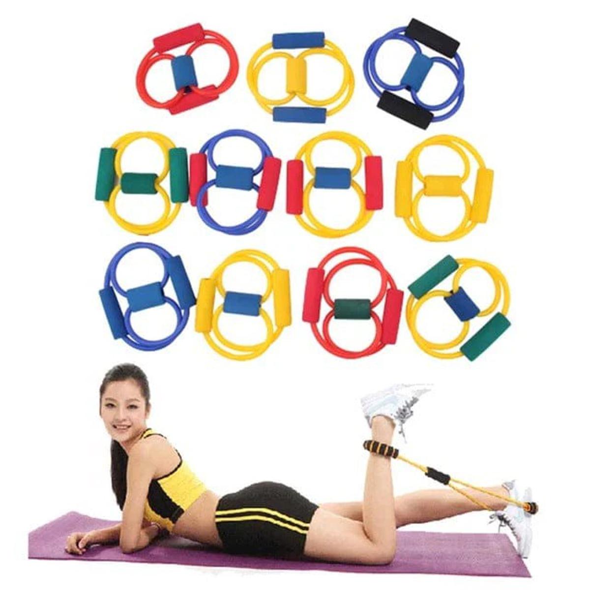 Figure 8 Resistance Bands, Yoga Resistance Band Stretch Fitness