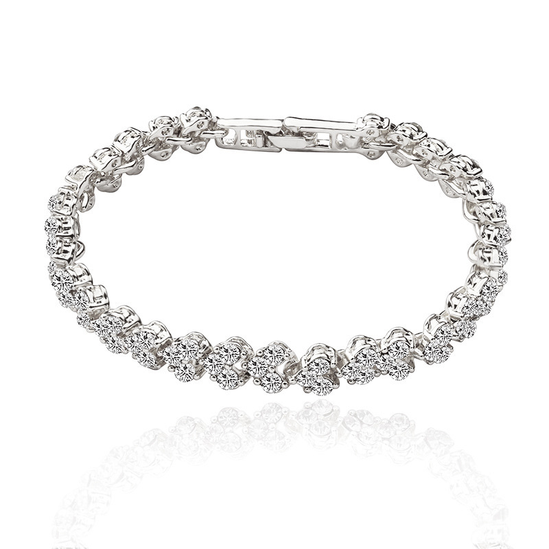 Full Rhinestone Steel Belt Ladies Watch Roman Face Stars Temperament Business Women's Watch Bracelet Watch
