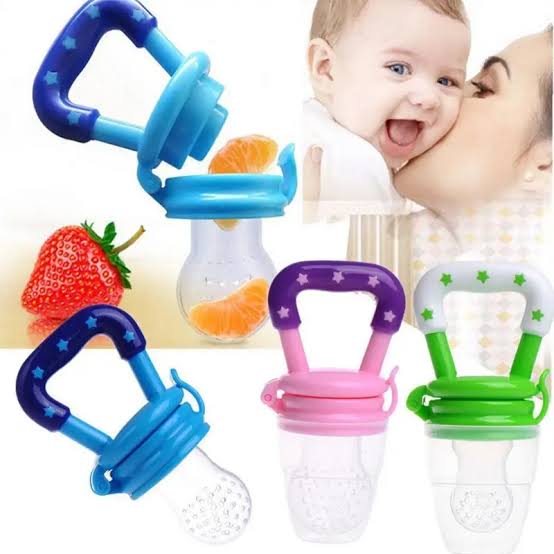 Baby Fruit Feeder Pacifier -Fresh Food Feeder-Silicone Teething Toy-Silicone Pouches for Toddlers & Kids