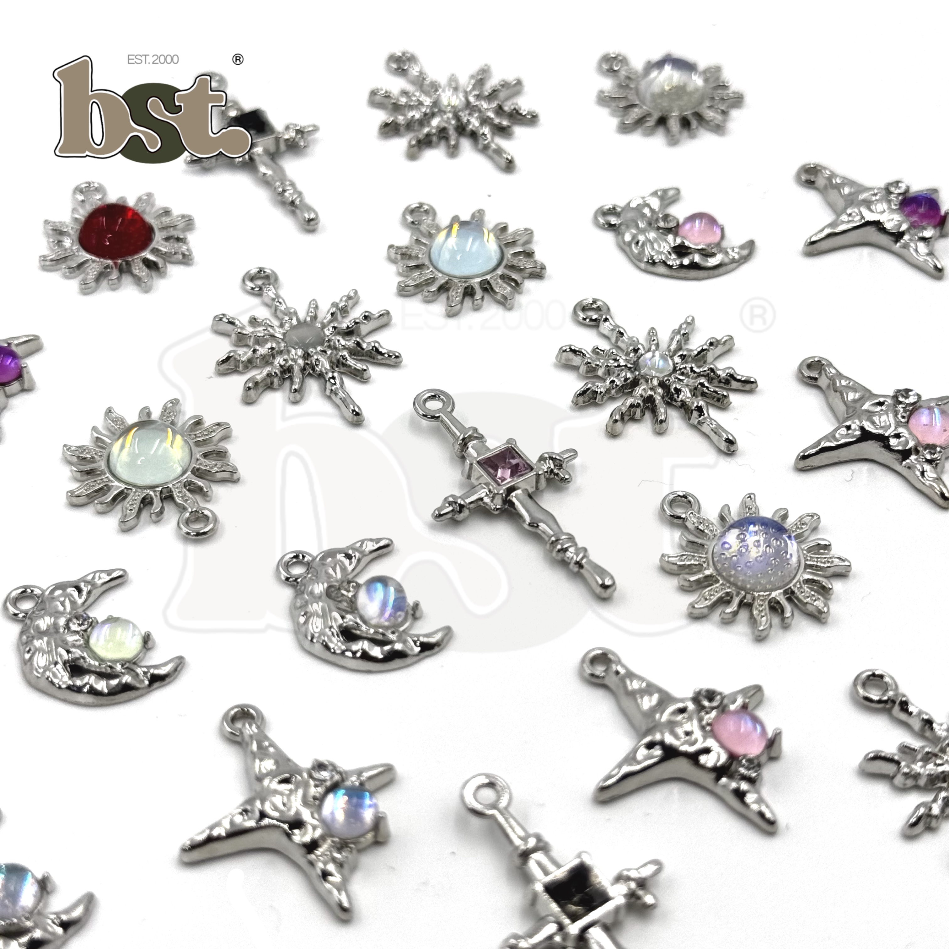 1/5/10pcs Y2k Charms Stainless Steel Gothic Charms Charms DIY Bracelets Earrings Making Women Jewelry Findings Beads by BST