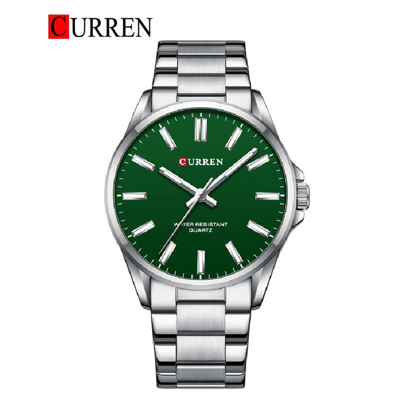 CURREN Original Brand Stainless Steel Band Waterproof Wrist Watch For
