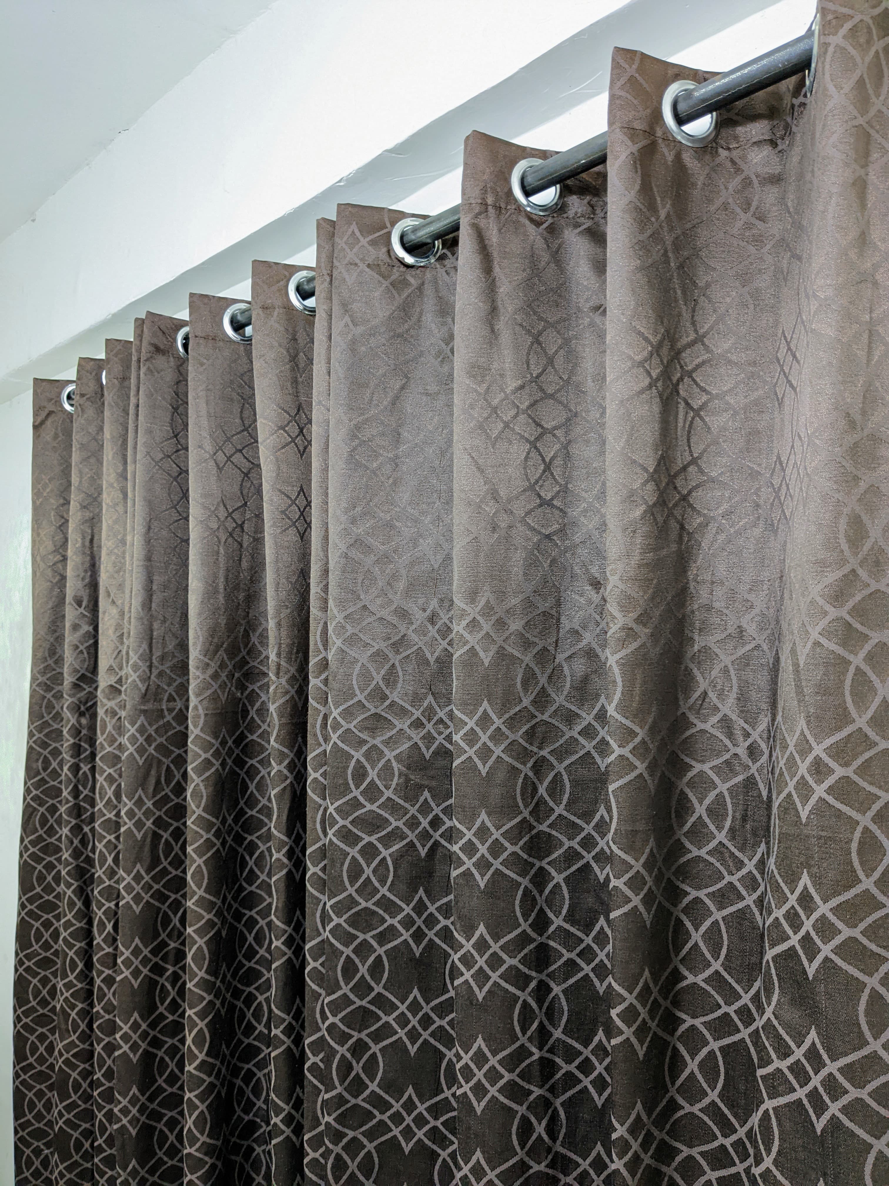 Solid Colours Ready Made  Curtains For Your Bedroom Window 1 PC