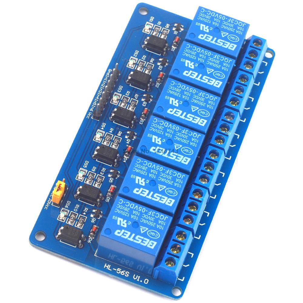 6 Channel Relay Module for Arduino | Daraz.pk