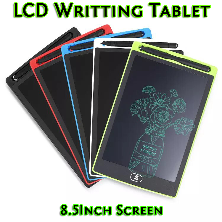 Hot Selling LCD Writing Tablet for Kids, 8.5 inch Kids Doodle & Scribble Boards with Protect Cover, Educational Toys, Erasable E-Writer Digital Drawing Board Toddler Toys Kids Drawing Pad Best Gift for Kids-Multi-color