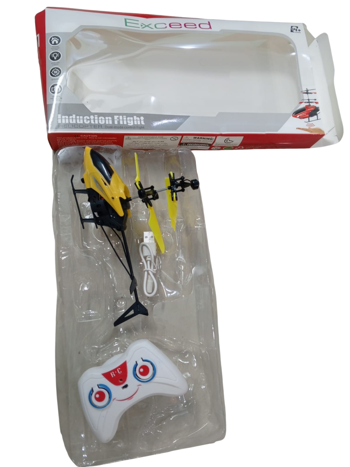 Remote Control Helicopter Cool Electric Airplane Toys for Kids RC Helicopter with LED Toys for Boys and Girls