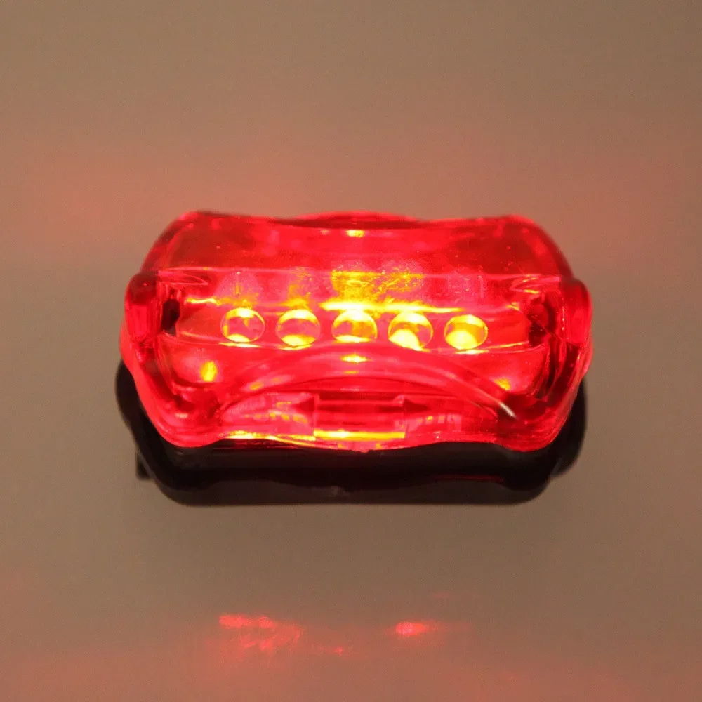 Bicycle Light 5 LED Set Front Headlight Back Taillight MTB Cycling Safety Lamp