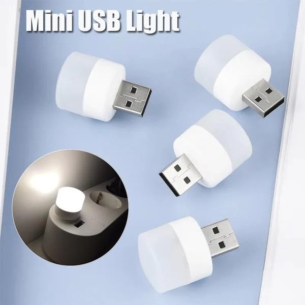 Best USB LED Light Bulbs | USB Plug Lamp Computer Mobile Power Bank | White | Small Book Lamp | LED Eye Protection Reading | Light Desk Lighting