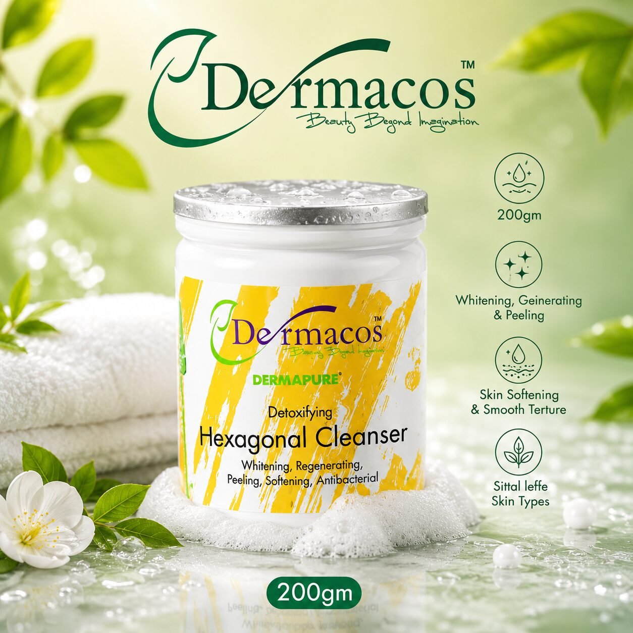 Hexagonal Cleanser (200gm) | Facial Cleansing Care