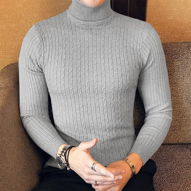 High turtleneck cheap mens