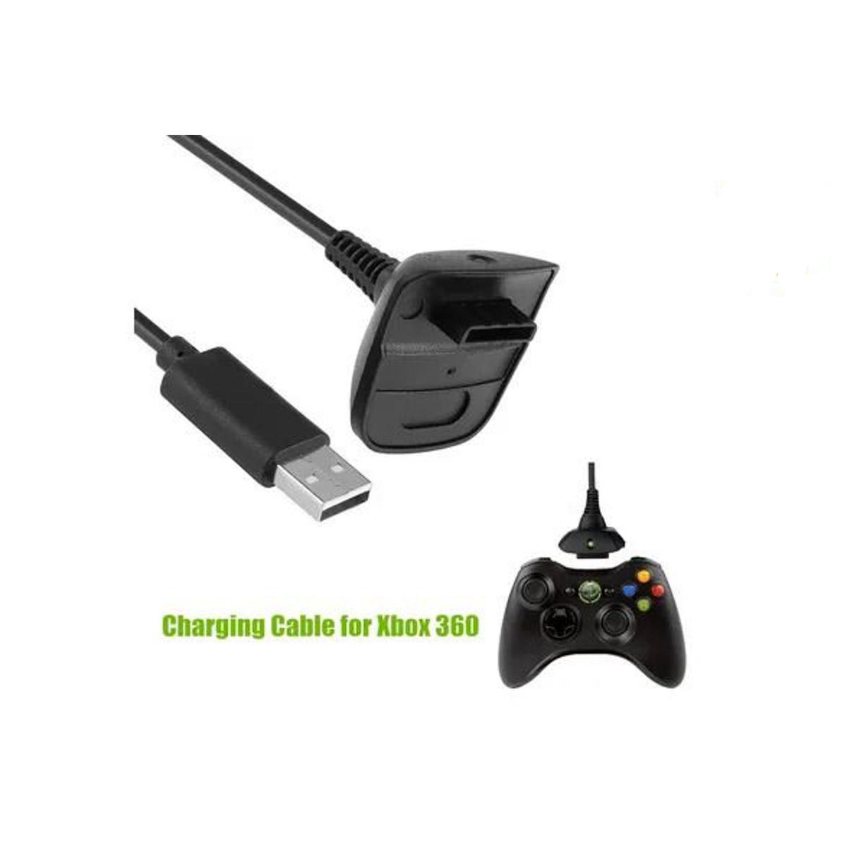USB Battery Charger Cable Cord for XBOX 360 Gamepad Handheld Controller - 1.75 Mtrs
