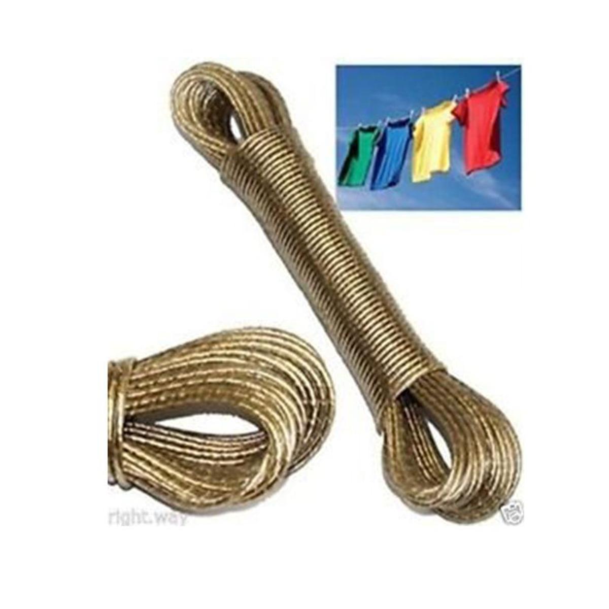 25 Meters Strong Wet Cloth Laundry Rope Pvc Coated Metal Cloth Drying Wire