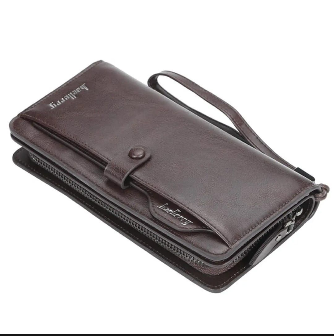 Unisex Cow Leather Long Zip Wallet For Men And Women Luxury Business Style Black Brown All Season Classic Design