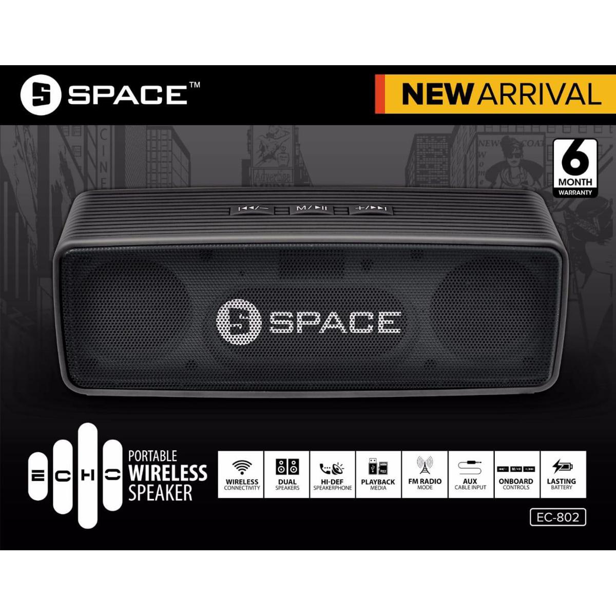 Space ECHO Portable Wireless Speaker EC-802