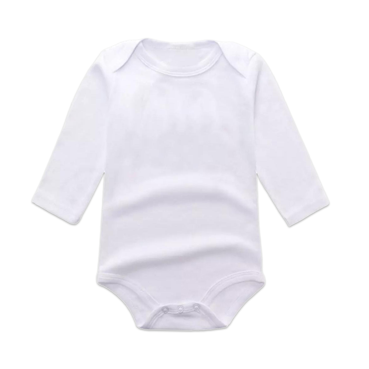 Pack of 3 - Baby Inner - Romper - Full Sleves - White - Bodysuits