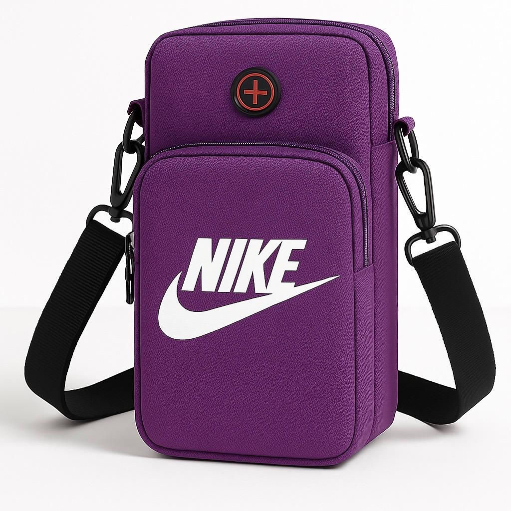 Balloon Nylon Mobile Phone Crossbody Bag – 3-Layer Wallet