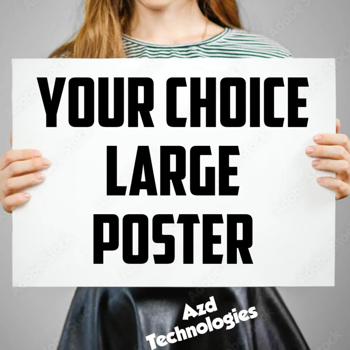 Custom Printed Large Posters 18x12 Inches Design Your Own Wall Art Best Quality Posters Customizable 18x12 Inches Premium Wall Decor