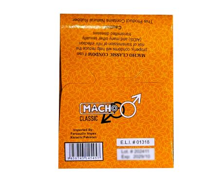 Macho Classic Condoms pack of 3  Ultra Thin